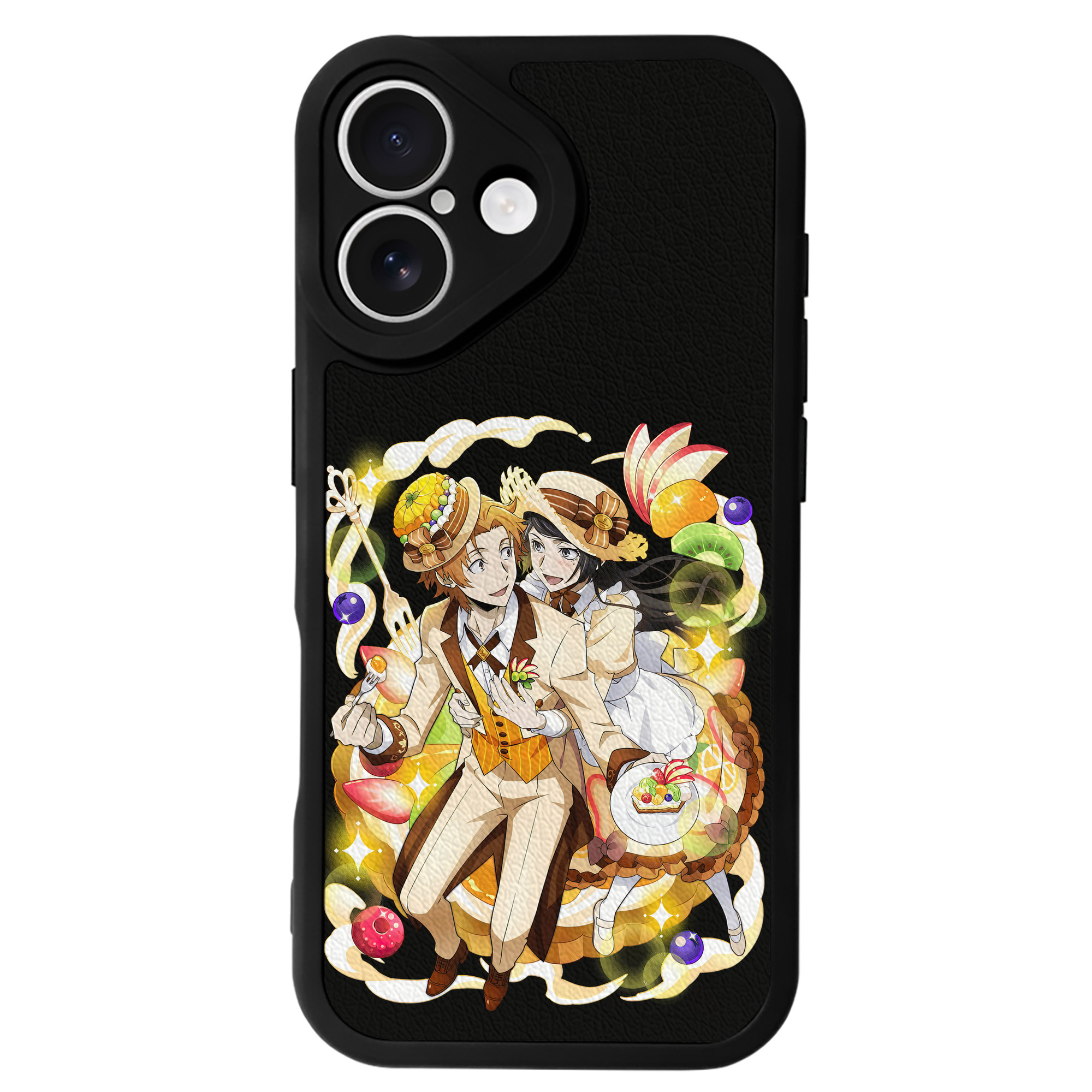 （画像用） 文豪ストレイドッグス Bungo Stray Dogs 【iPhone 16シリーズ対応】シリコンスマホケース（レザー調） 材質：シリコン